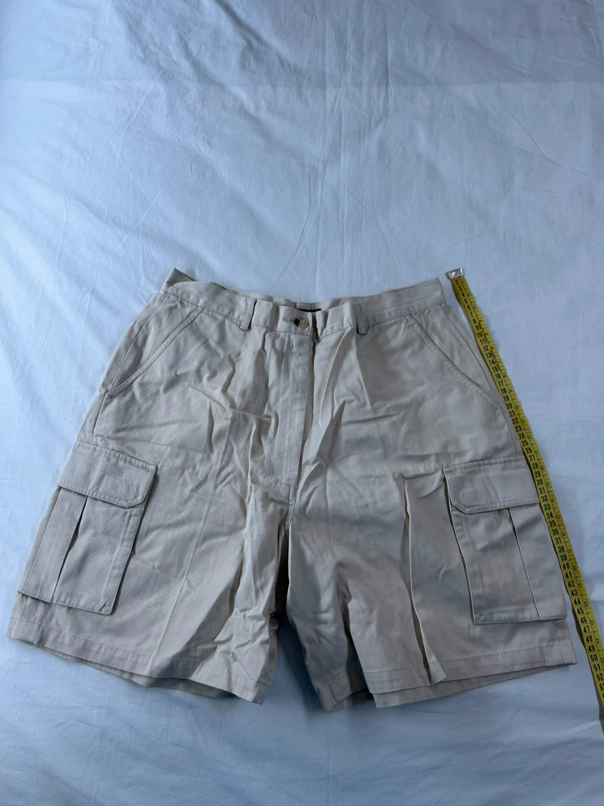 Short beige taille haute vintage somewhere